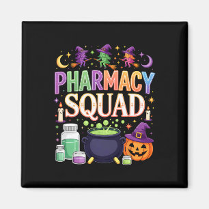 Aimant Funny Halloween pilules Pharmaciens Squad Chemise