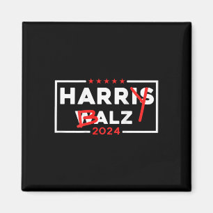 Aimant Funny Harris W 24 Harry B 2024 Mème Démocratique s