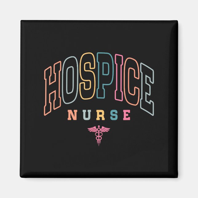 Aimant Funny Hospice Nurse Doctor Graduation Medical Nurs (Devant)