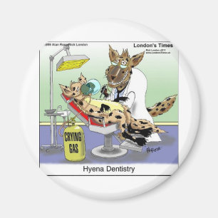 Aimant Funny Hyena Dentistra Tee - shirts Cartes de Mugs 