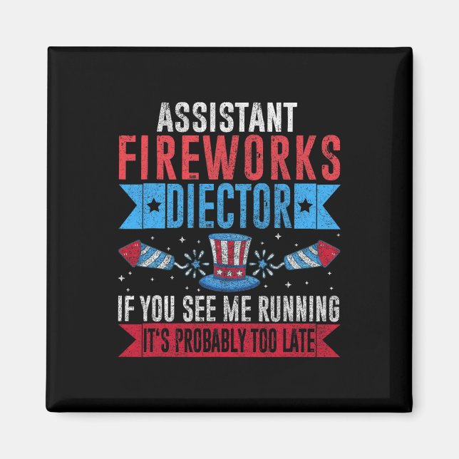 Aimant Funny Istant Fireworks Directeur I Run You Run 4th (Devant)