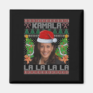Aimant Funny Kamala Harris 2024 Christmas Comma La Men Wo