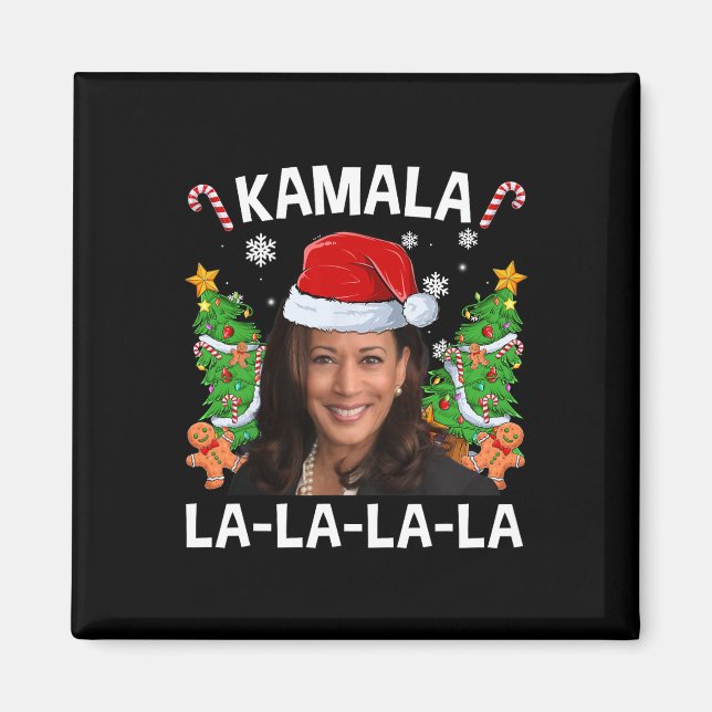 Aimant Funny Kamala Harris 2024 Christmas Comma La Men Wo (Devant)