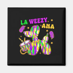 Aimant Funny La Weezy Ana Mardi Gras Carnival Cake Walk M