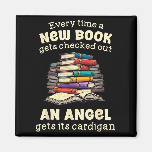 Aimant Funny Librarian Quote For Library Nerd  (Devant)