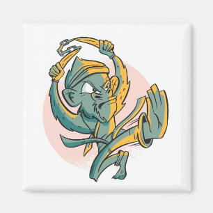 Aimant Funny Monkey Banana Fighter