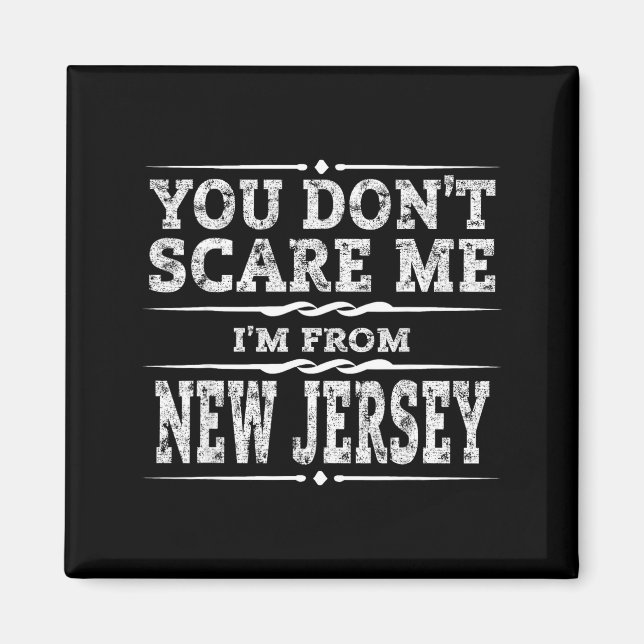 Aimant Funny New Jersey Home Garden State Gift  (Devant)