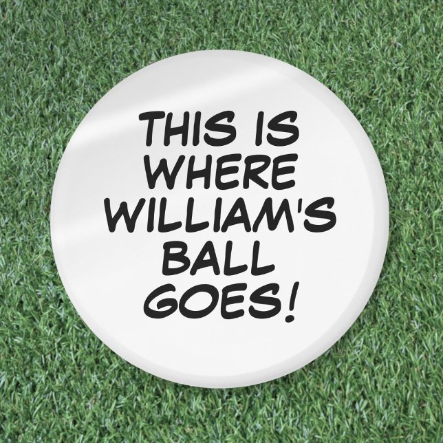 Aimant Funny Nom personnalisé Golf (Funny Personalized Name Golf Magnet)