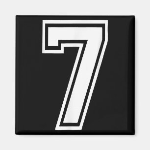 Aimant Funny Numéro 7 67 Mème Costume de groupe de jumela