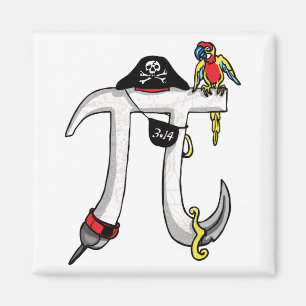 Aimant Funny Pi rate Pi Day Humour