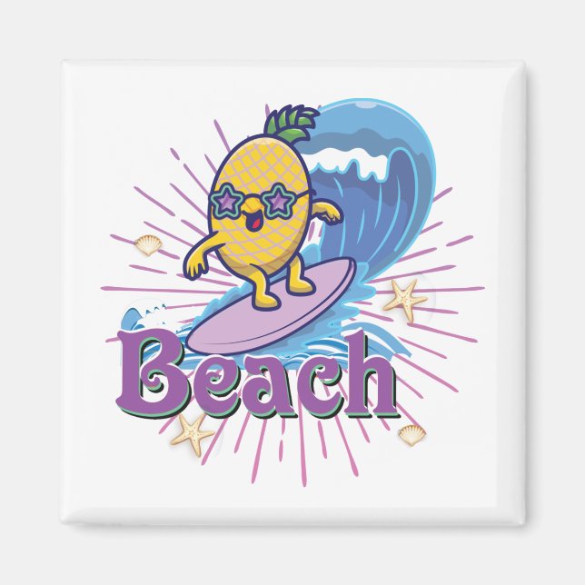 Aimant funny pineapp (Devant)