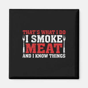 Aimant Funny Pitmaster - I Smoke Meat Bbq Smoker Grill