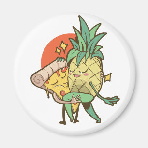 Aimant Funny Pizza Ananas Tango Couple Ado Garçon fille