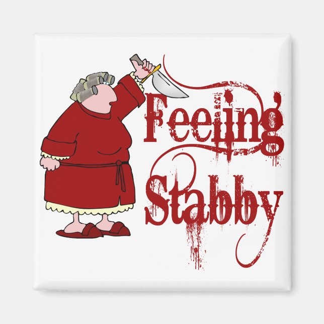 Aimant Funny PMS Stabby (Devant)