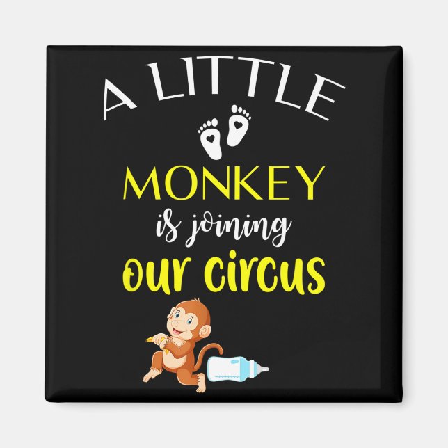 Aimant Funny Pregnancy Announcement New Baby Reveal  (Devant)