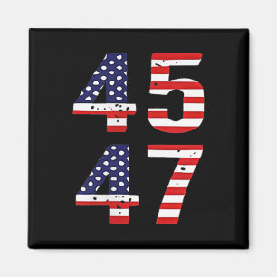 Aimant Funny Qr Président Trump Code de danse Trump 45_47