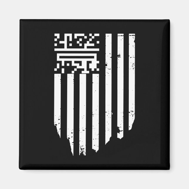 Aimant Funny Qr President Trump Dance Code (Devant)