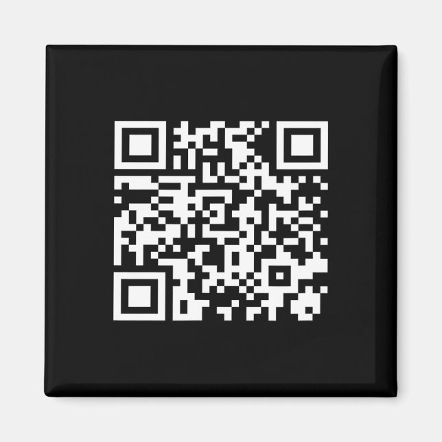 Aimant Funny Qr Président Trump Dance Code 2025 (Devant)