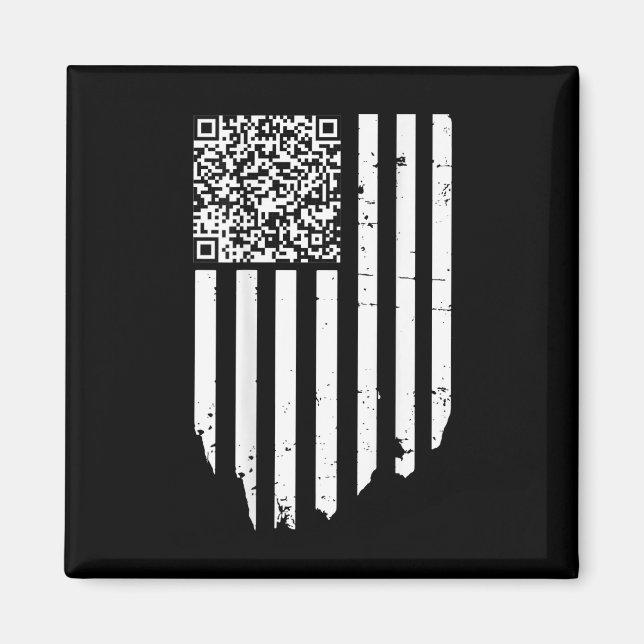 Aimant Funny Qr Scan Code Président Trump 4547 Trump Danc (Devant)