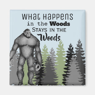 Aimant Funny Sasquatch