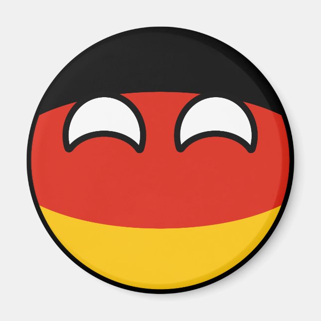 Aimant Funny Trending Geeky Allemagne Camptryball (Devant)