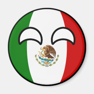 Aimant Funny Trending Geeky Mexico Countryball