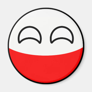 Aimant Funny Trending Geeky Pologne Country