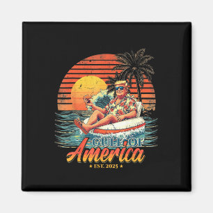 Aimant Funny Trump Chemise Golfe Des Etats-Unis Amérique