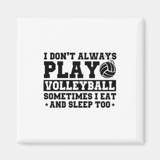Aimant Funny Volleyball Dire pour les joueurs de volley-b