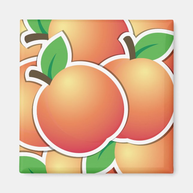 Aimant Funy peach (Devant)