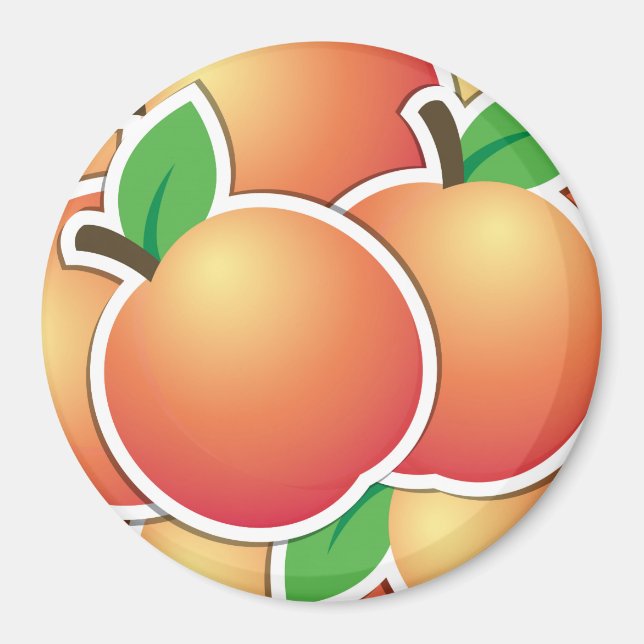 Aimant Funy peach (Devant)