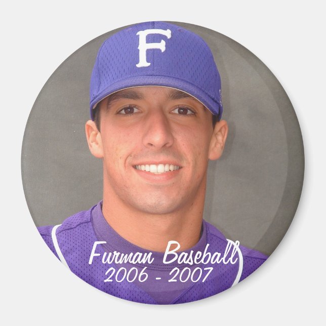 Aimant Furman Mug Shots 2006 009, Furman Baseball, 20... (Devant)