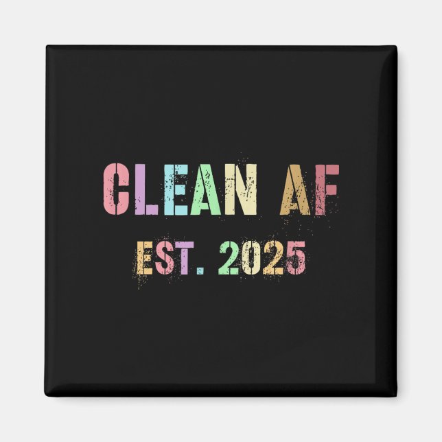 Aimant Futur amusant Clean Af Est 2025 Grilling Propre Pr (Devant)