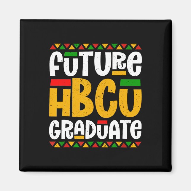 Aimant Futur Hbcu Diplômé Historique Black College Stud (Devant)