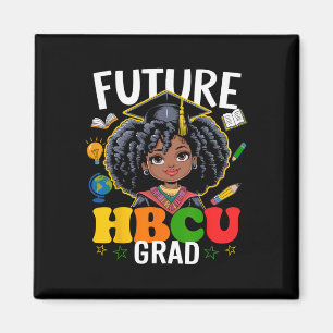 Aimant Futur Hbcu Grad Afro Enfants Mois de l'histoire no