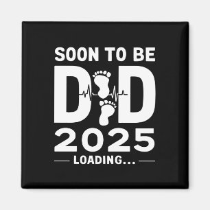 Aimant Futur Papa Prévu 2025 Nouveau Papa À Venir 