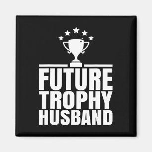 Aimant Futur Trophée Fiancé Marié à être Drôle Dire Futu