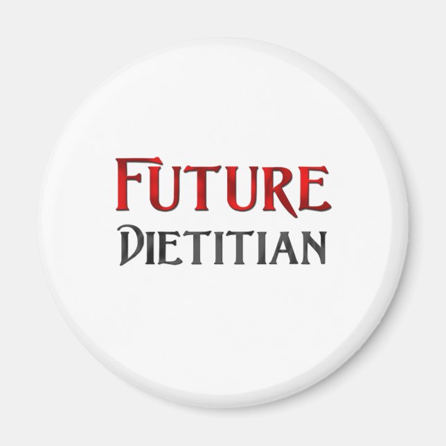 Aimant Future diététiste (Devant)