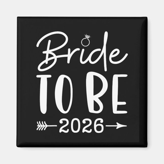 Aimant Future mariée 2026 enterrement de vie de jeune fil (Devant)
