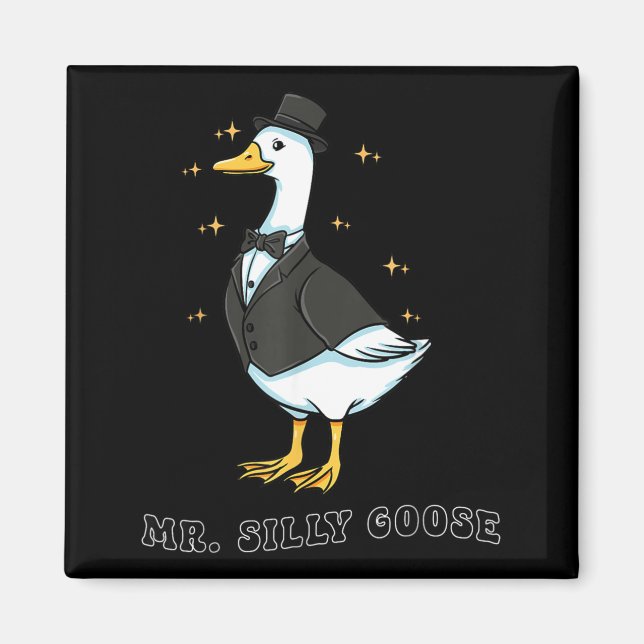 Aimant Future mariée drôle M. Silly Goose Couple de maria (Devant)