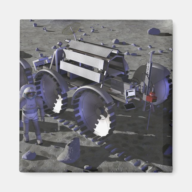 Aimant Futures missions d'exploration spatiale 10 (Devant)