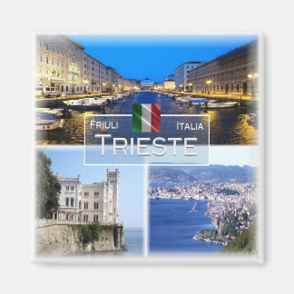 Aimant FVG026 TRIESTE - Mosaïque - Italie - Frigo