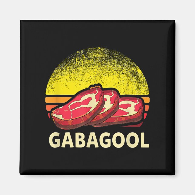 Aimant Gabagool Cacola Meat Lover New Jersey Italian Gift (Devant)