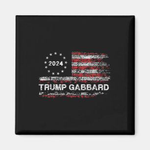 Aimant Gabbard 2024 États-Unis Drapeau Trump 24 élections