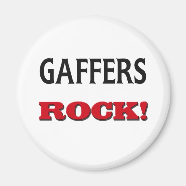 Aimant Gaffers Rock (Devant)