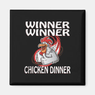 Aimant Gagnant Loser Vidéo Jeu Dîner de poulet Joueur