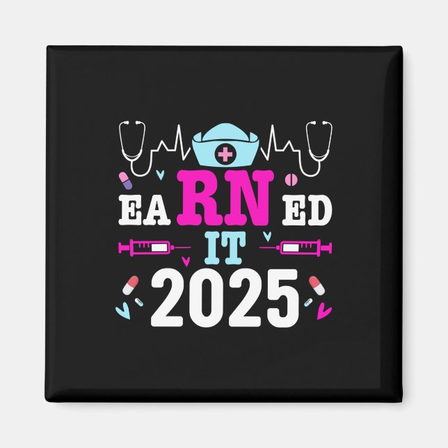 Aimant Gagné Il 2025 Infirmière Graduation École de soins (Devant)