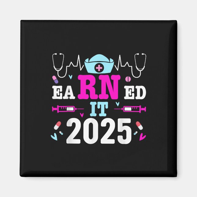 Aimant Gagné Il 2025 Infirmière Graduation École de soins (Devant)