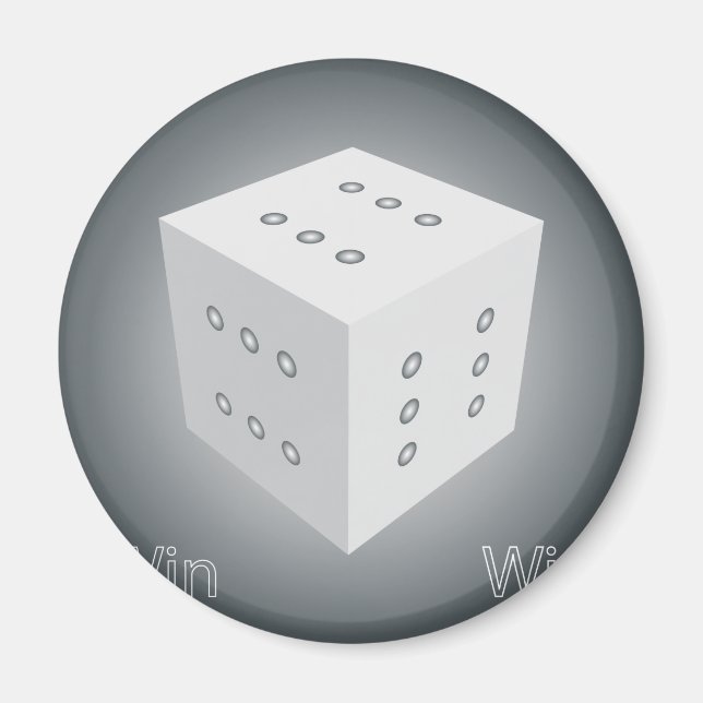 Aimant gagner des dés de chance (Devant)