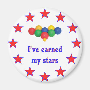 Aimant Gagner Mon Stars Bocce Ball